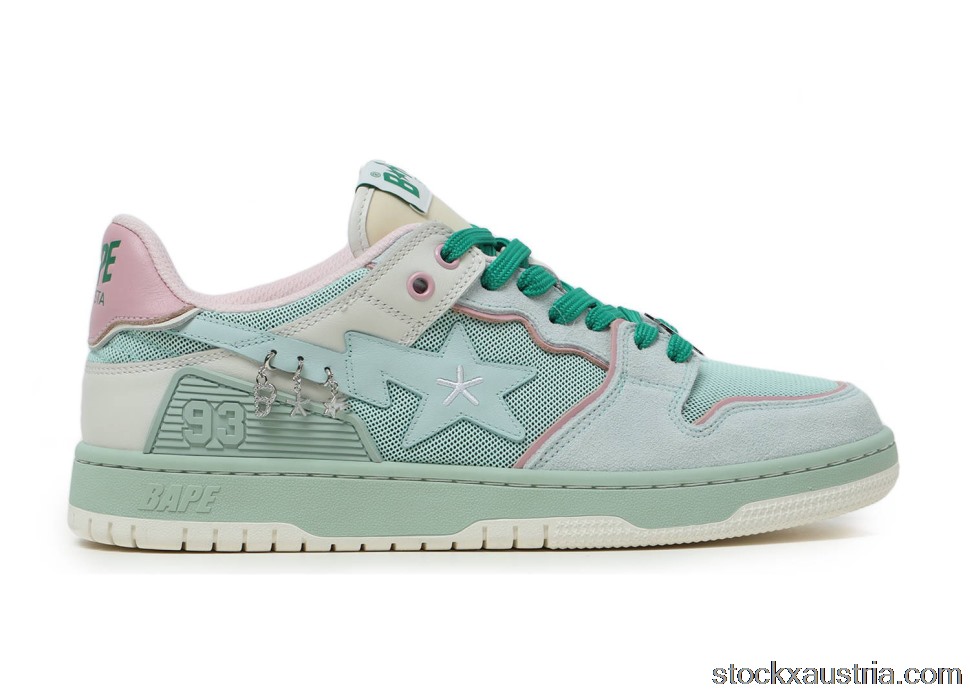 A Bathing Ape Bape SK8 Sta BAPY Minty Green (W) AT
