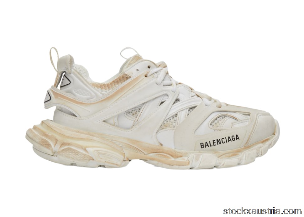 Balenciaga Track Worn Out In White 212342M237075 AT