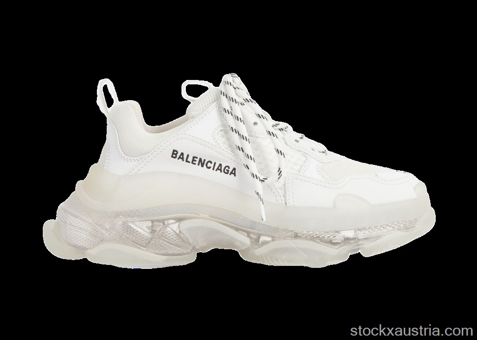 Balenciaga Triple S Clear Sole White 541624W2FB19000 AT