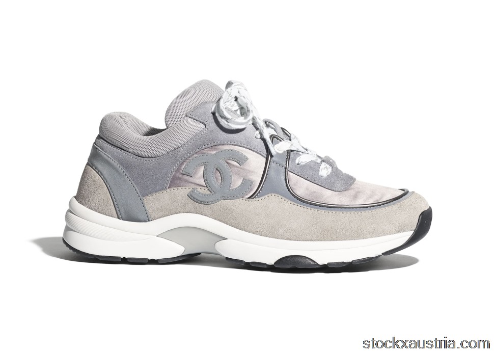 Chanel Low Top Trainer CC Dark Grey G34360 Y54059 K2052 AT