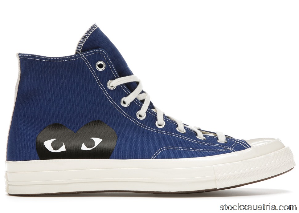 Converse Chuck Taylor All-Star 70 Hi Comme des Garcons PLAY Blue 171846C AT