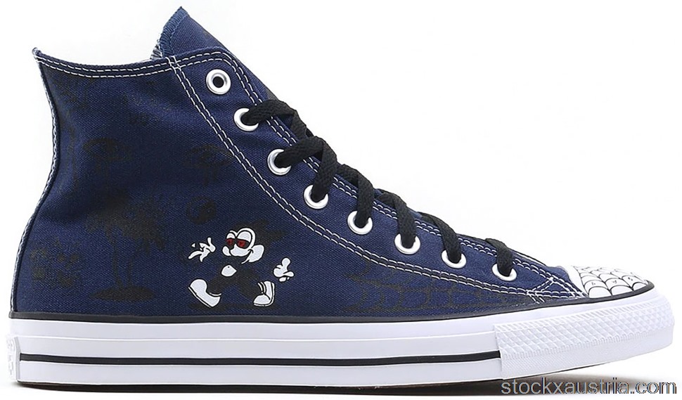 Converse Chuck Taylor All-Star Hi Pro Sean Pablo Navy 167953C AT