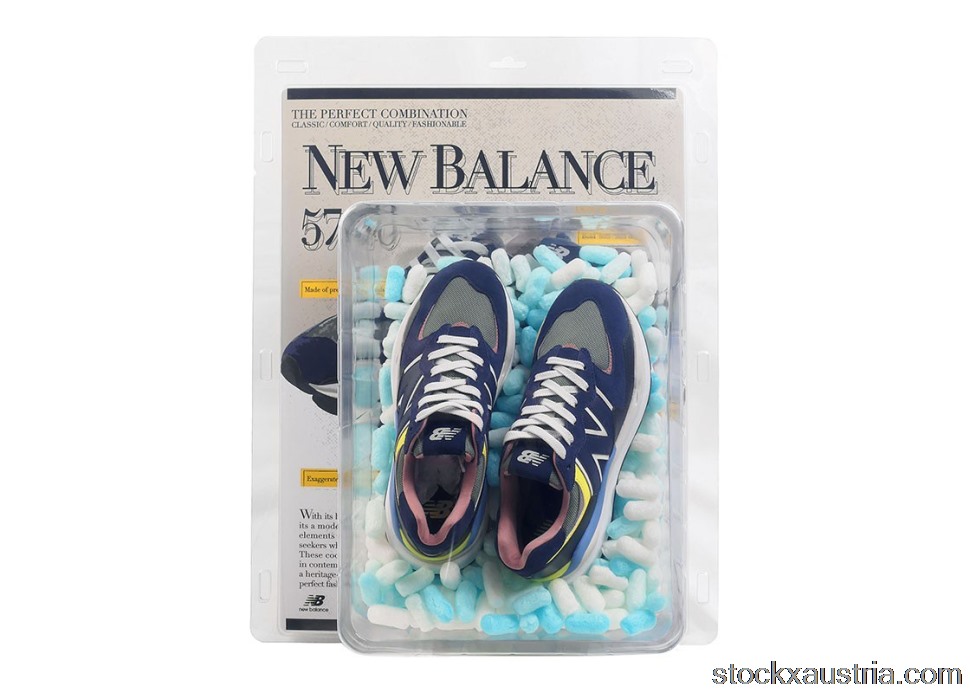 New Balance 57 40 DAHOOD Navy Grey Yellow (W) (Special Box) W5740GC AT
