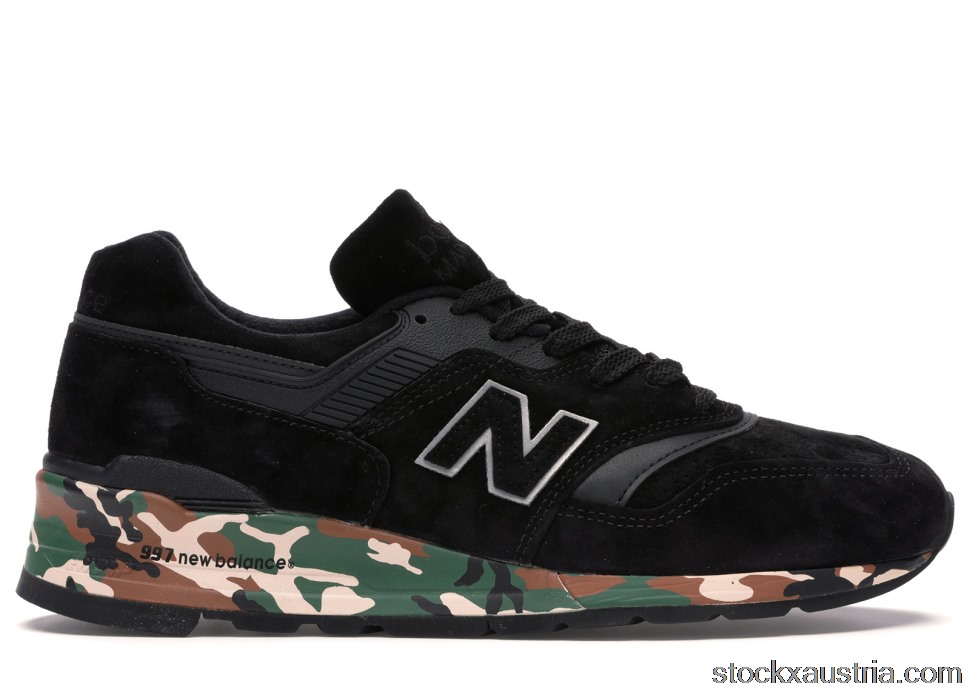 New Balance 997 Black Camo Midsole M997MP M997CMO AT