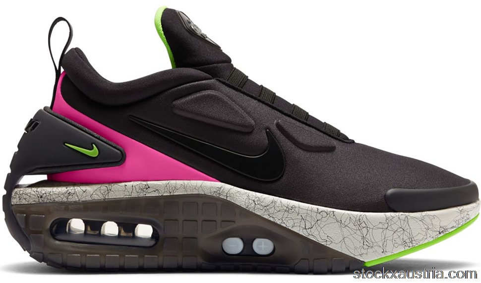 Nike Adapt Auto Max Black Laser Fuchsia Electro Green (Korea Charger) AT