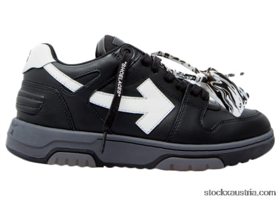 OFF-WHITE Out of Office Black White OMIA189R21LEA0011001 AT