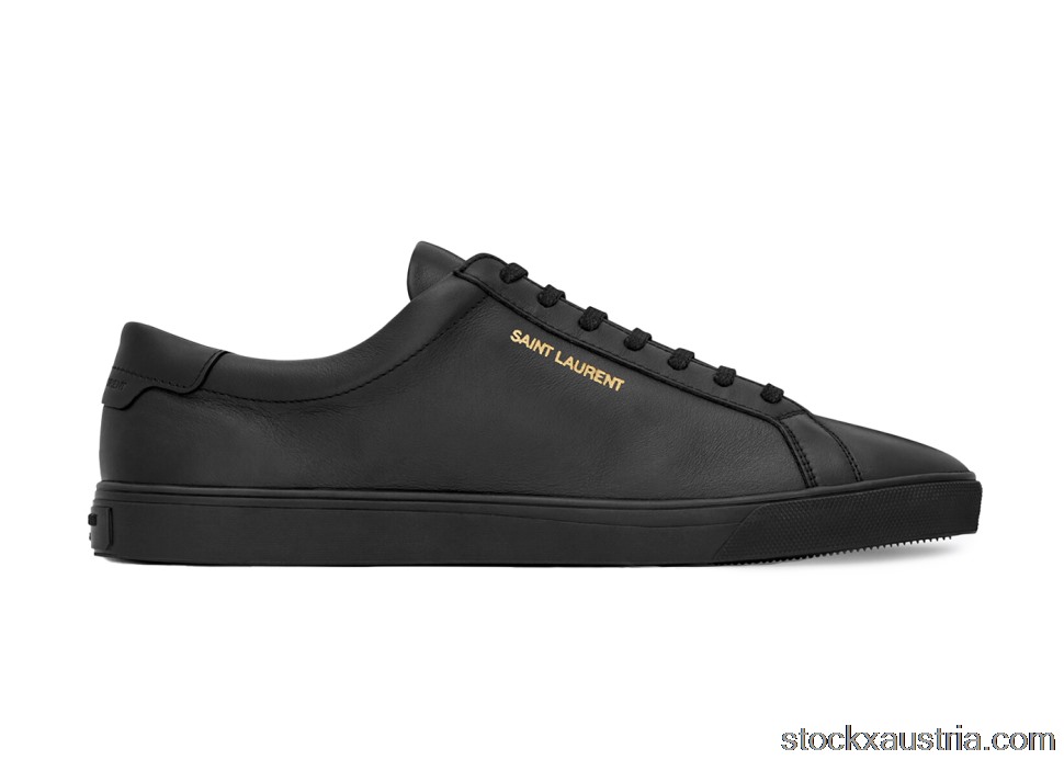 Saint Laurent Andy Low Black 6068330ZS001000 AT