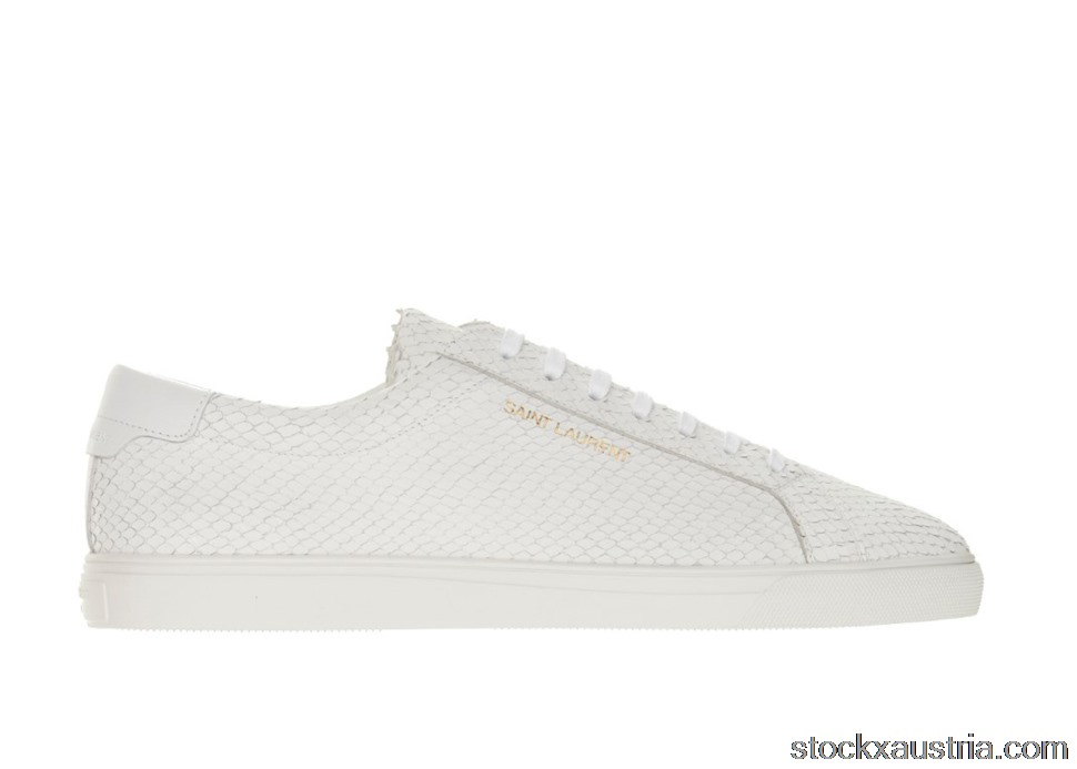Saint Laurent Andy Python White 65007816E109030 AT