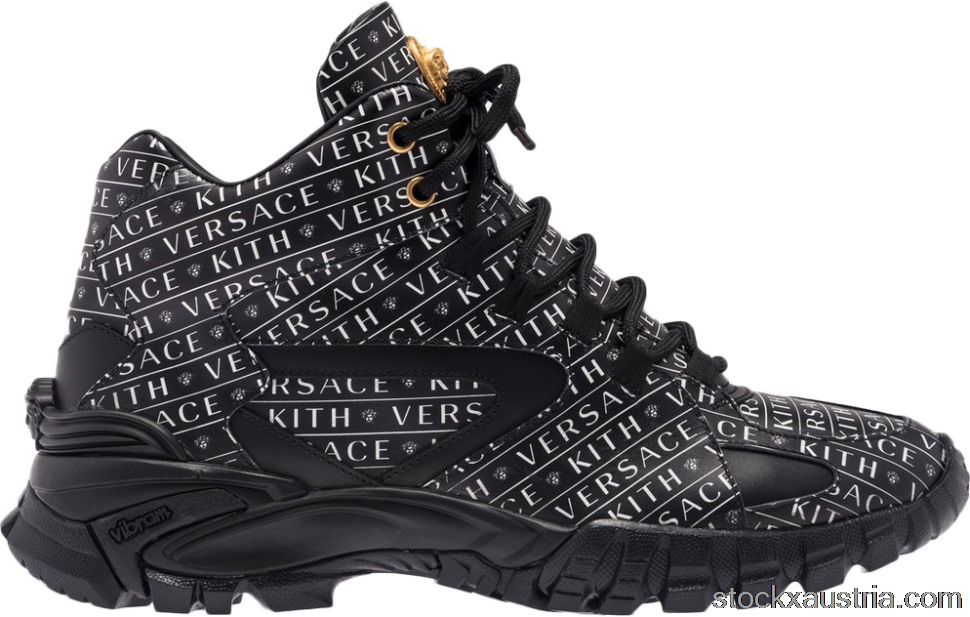 Versace Amico Trainer Mid x Kith Black VSDSU7403-DVK7G-DNWO AT