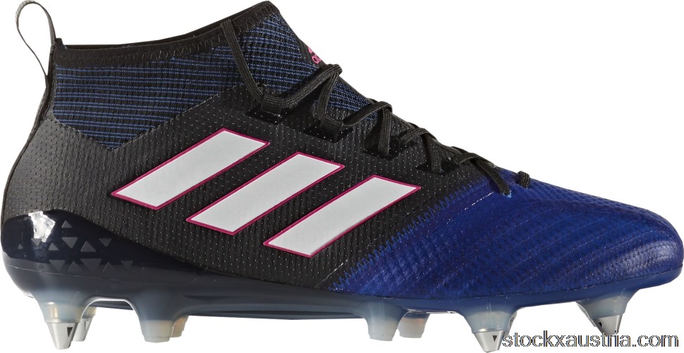 adidas Ace 17.1 Primeknit SG Boot Black Blue BA9820 AT