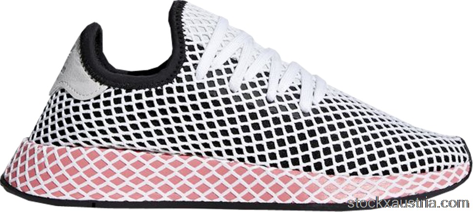 adidas Deerupt Core Black Chalk Pink (W) CQ2909 AT