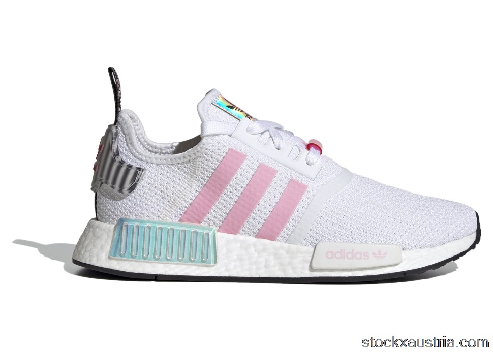 adidas NMD R1 White True Pink Hologram FZ3777 AT