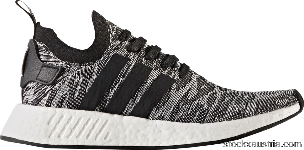 adidas NMD R2 Black White Future Harvest BY9409 AT