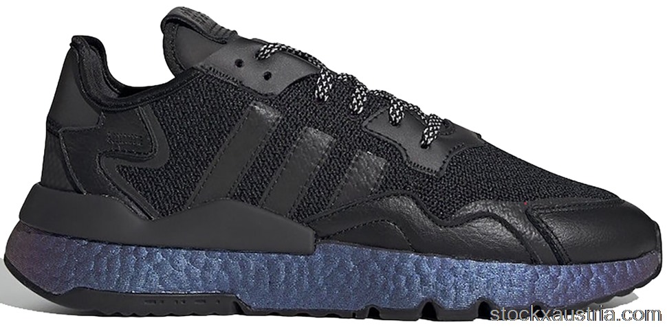 adidas Nite Jogger Black Metallic Boost FV3615 AT