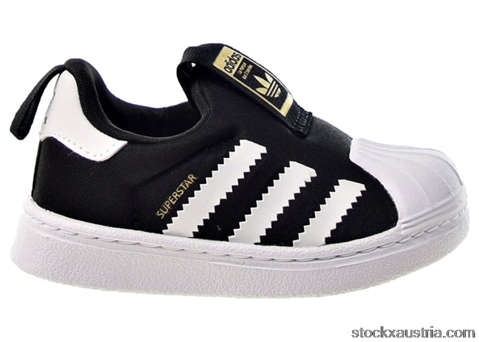 adidas Superstar 360 Black White Gold Metallic (TD) S82711 AT