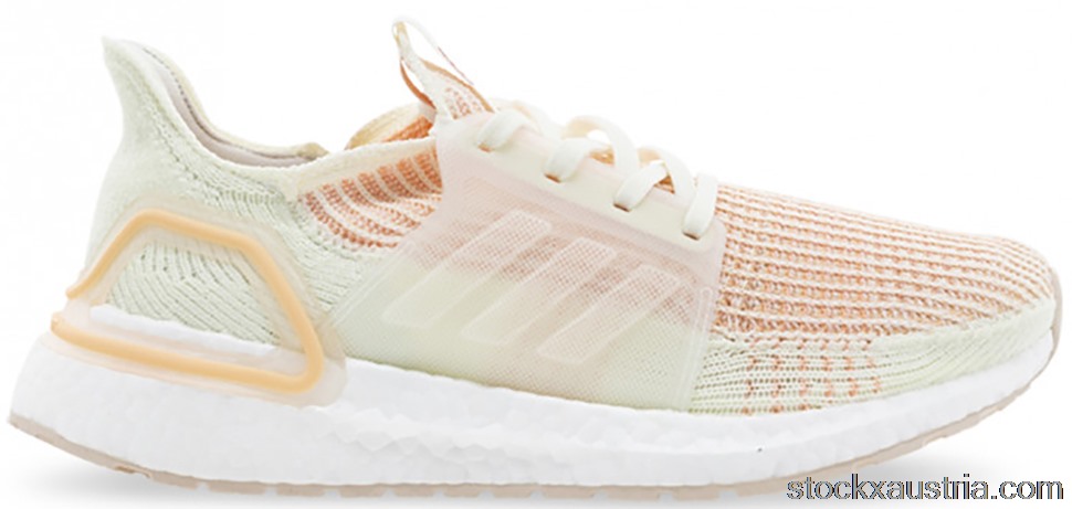 adidas Ultra Boost 19 Off White Glow Orange (W) F34073 AT