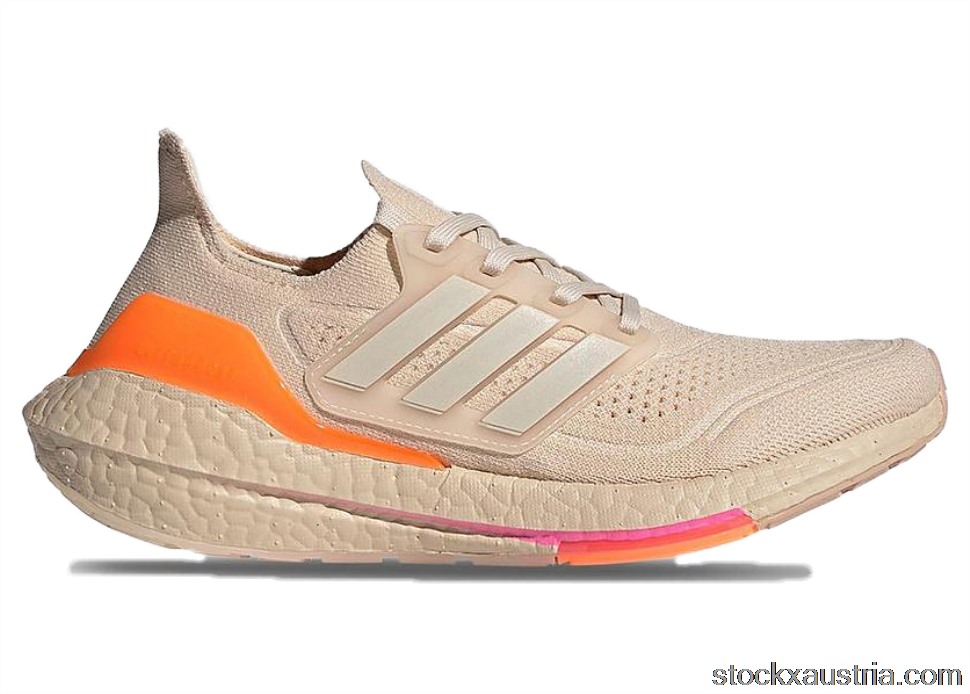 adidas Ultra Boost 21 Halo Ivory Ultra Pop (W) FZ1919 AT