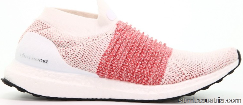 adidas Ultra Boost Laceless White Scarlet BB6136 AT