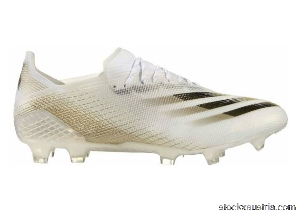 adidas X Ghosted.1 FG White Black Gold EG8258 AT