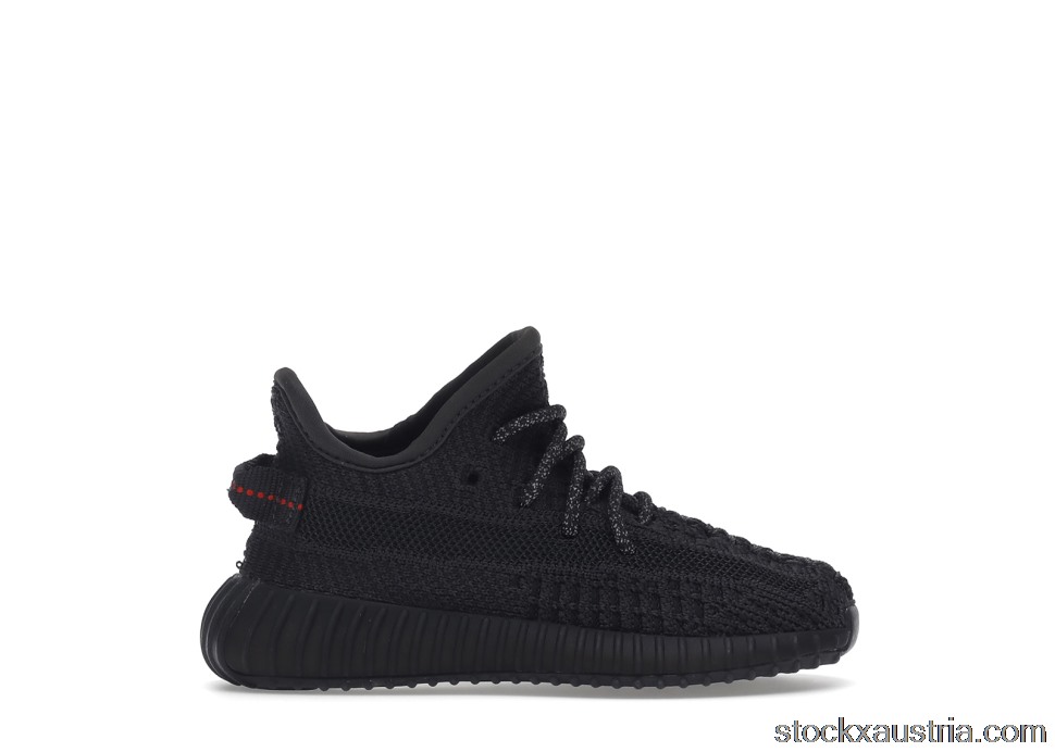 adidas Yeezy Boost 350 V2 Black (Infant) (Non-Reflective) FU9011 AT